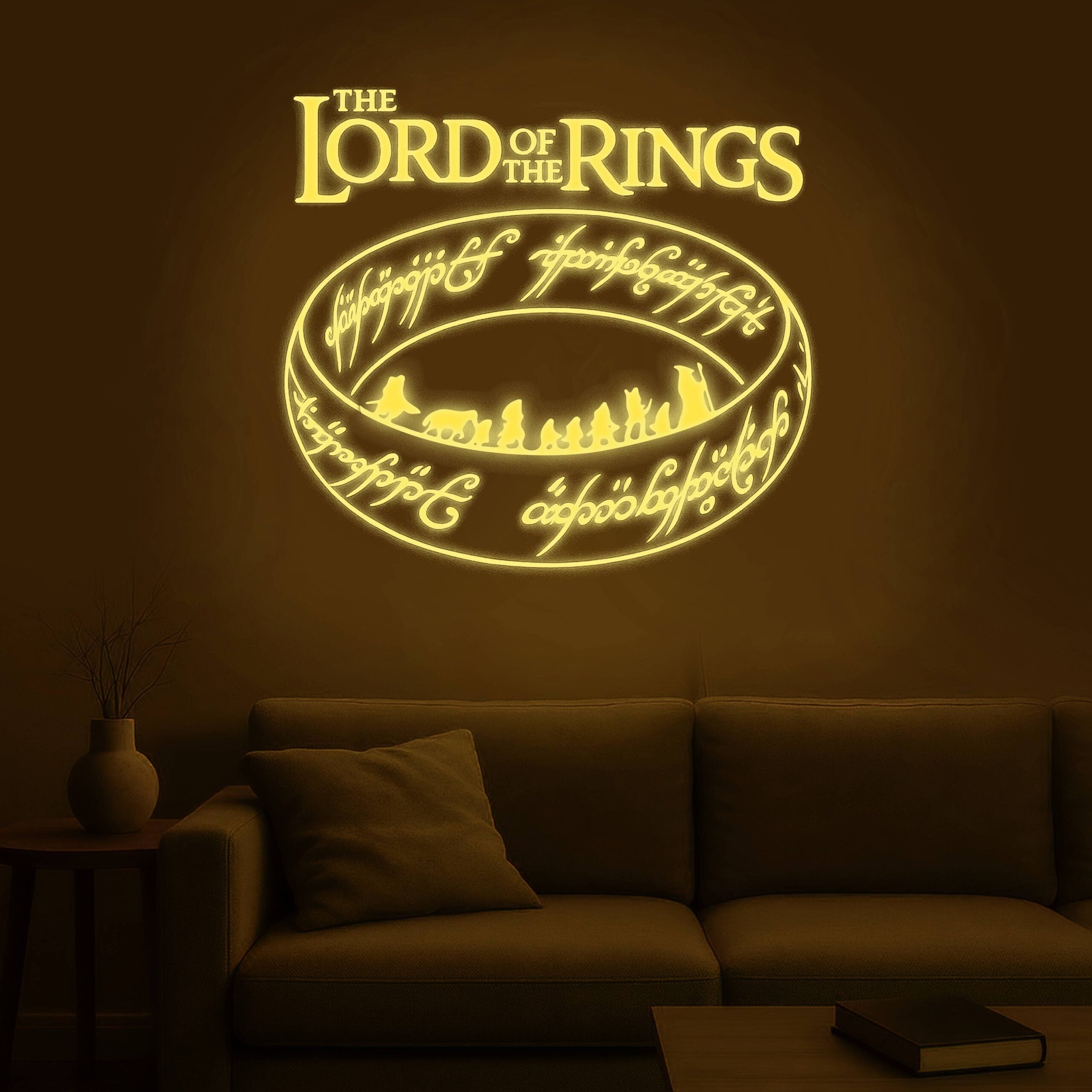LOTR Neon Sign Decor HN