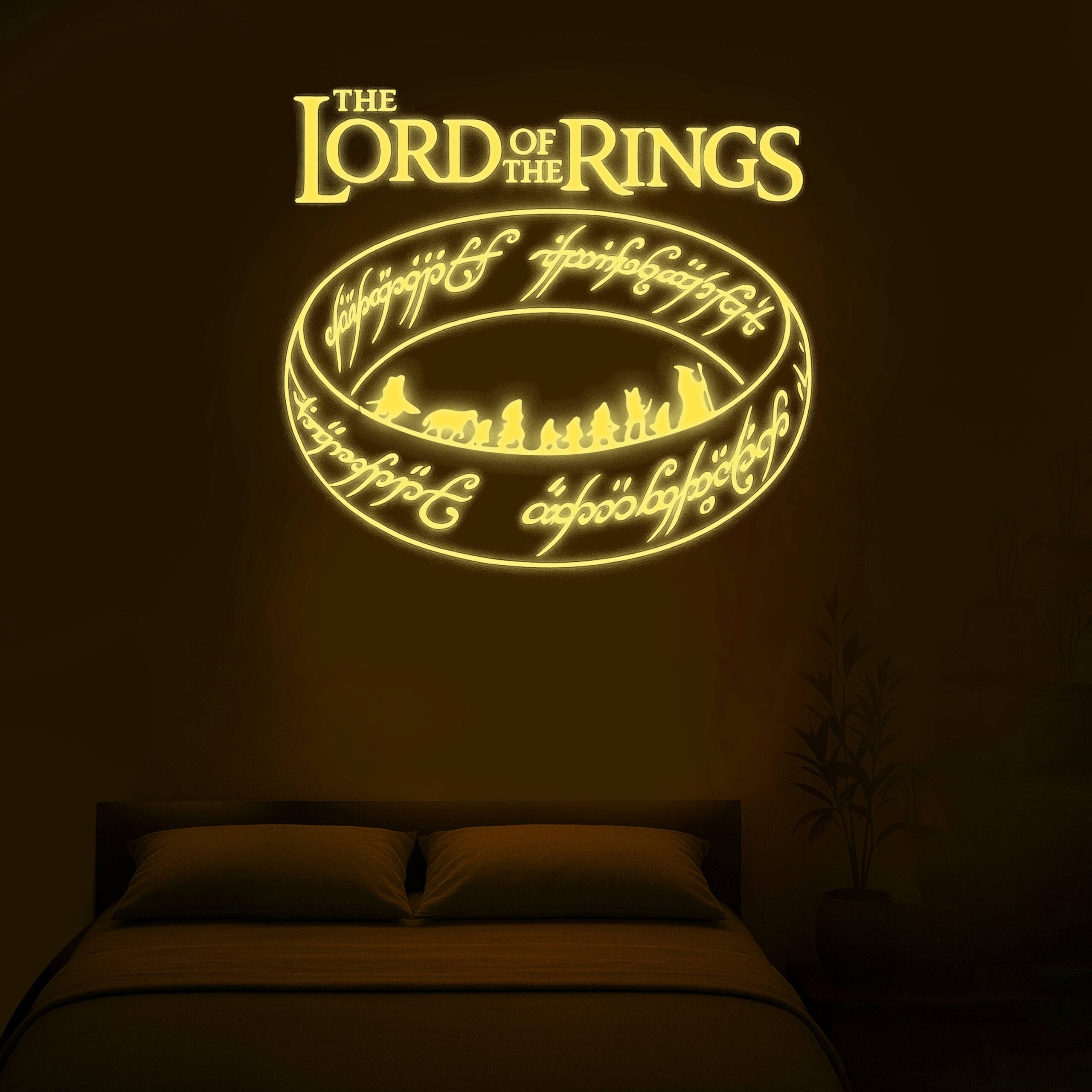 LOTR Neon Sign Decor HN